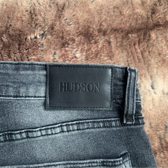 Hudson Blake Slim Straight Jean Dark Concrete - Picture 6 of 9